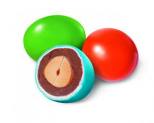 Candy coated chocolate